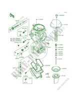 Carburetor Parts pour Kawasaki Ninja ZX-6R 1999