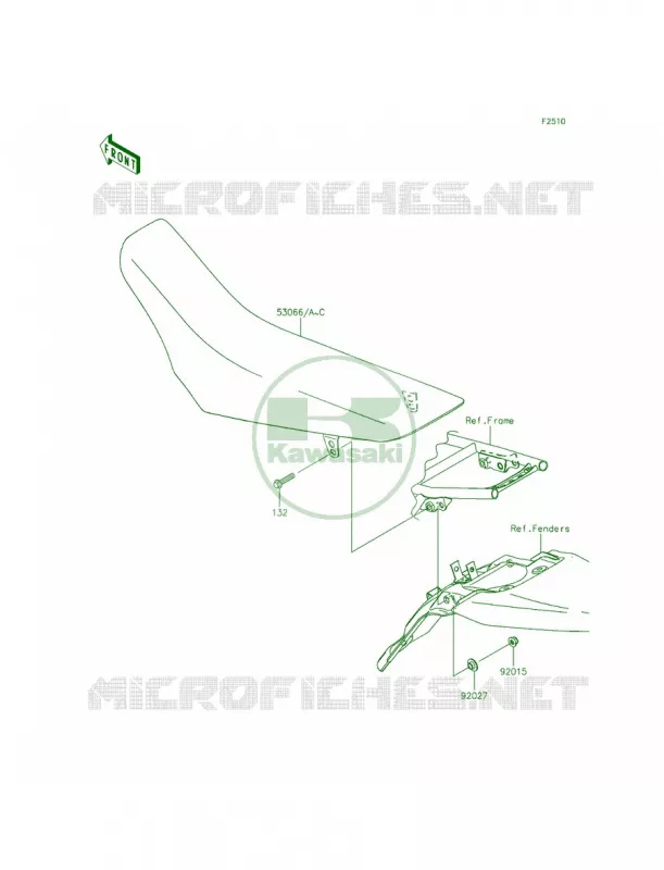 Seat Kawasaki MOTOS 140 2015 KLX140  KLX140AFF