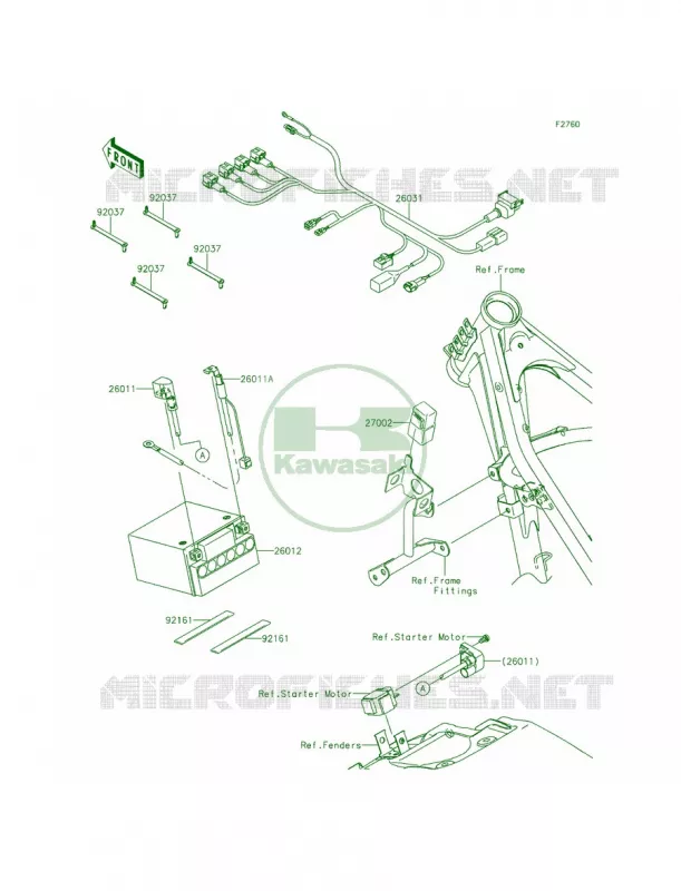 Chassis Electrical Equipment Kawasaki MOTOS 140 2013 KLX140  KLX140ADF