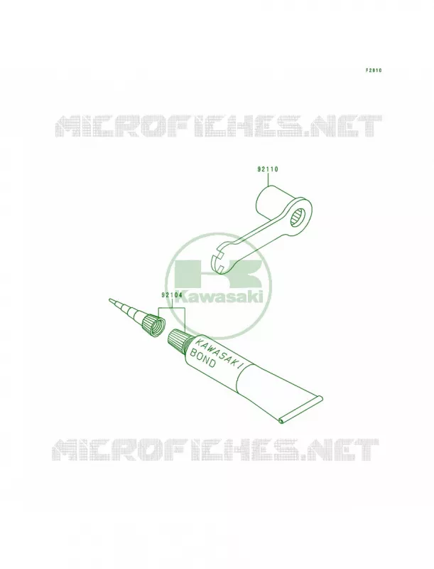 Tool Kawasaki MOTOS 200 1994 KDX200  KDX200-E6