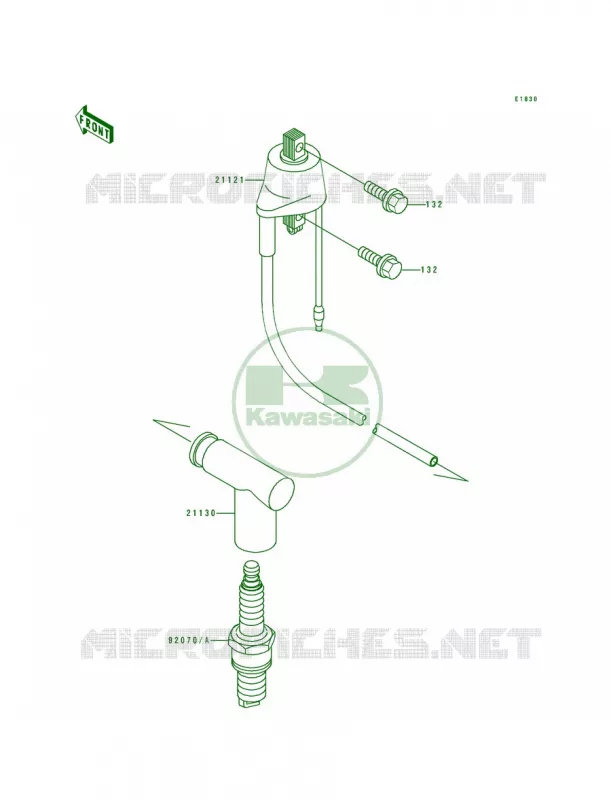 Ignition System Kawasaki MOTOS 250 1994 KDX250  KDX250-D4