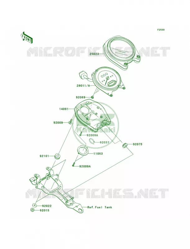 Meters Kawasaki MOTOS 1600 2006 Vulcan 1600 Nomad  VN1600D6F