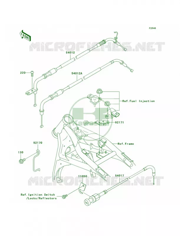 Cables Kawasaki MOTOS 1500 2003 Vulcan 1500 Nomad Fi  VN1500-L4