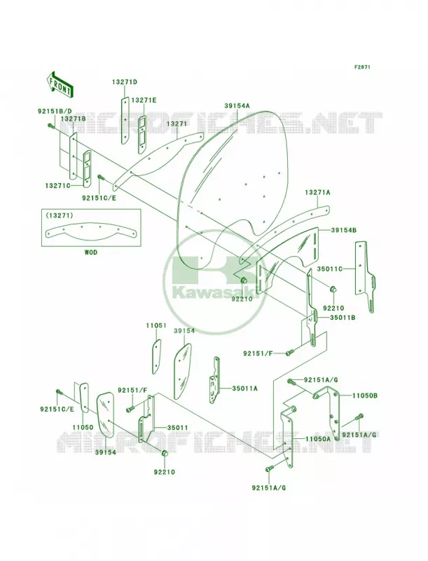 Cowling Kawasaki MOTOS 1500 2000 Vulcan 1500 Nomad  VN1500-G2A