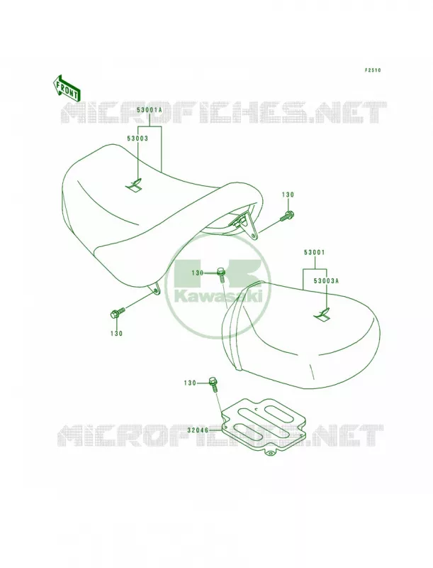 Seat Kawasaki MOTOS 1500 2000 Vulcan 1500 Nomad Fi  VN1500-L1