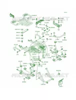 AccessoryTrunk Bracket pour Kawasaki Voyager XII 1996