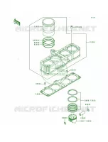 CylinderPistons pour Kawasaki Voyager XII 1996