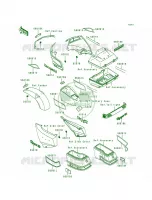DecalsZG1200 B10 pour Kawasaki Voyager XII 1996