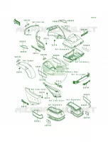 DecalsZG1200 B12B13 pour Kawasaki Voyager XII 1996