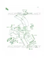 Fenders pour Kawasaki Voyager XII 1996