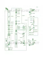 Front Fork pour Kawasaki Voyager XII 1996