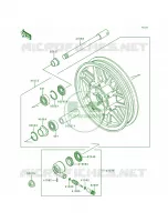 Front Wheel pour Kawasaki Voyager XII 1996