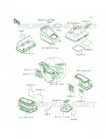 Labels pour Kawasaki Voyager XII 1996