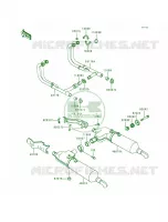 Mufflers pour Kawasaki Voyager XII 1996