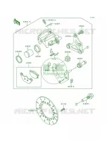 Rear Brake pour Kawasaki Voyager XII 1996