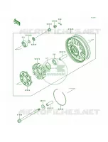 Rear WheelChain pour Kawasaki Voyager XII 1996