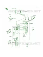SuspensionShock Absorber pour Kawasaki Voyager XII 1996