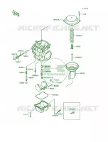 Carburetor Parts  1200 kawasaki-moto 1993 Voyager XII 15