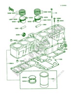 CylinderPistons pour Kawasaki Voyager 1988