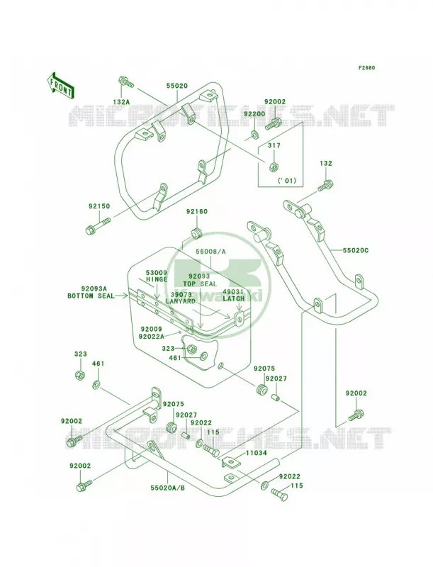 Guards Kawasaki MOTOS 1000 2005 Police 1000  KZ1000-P24
