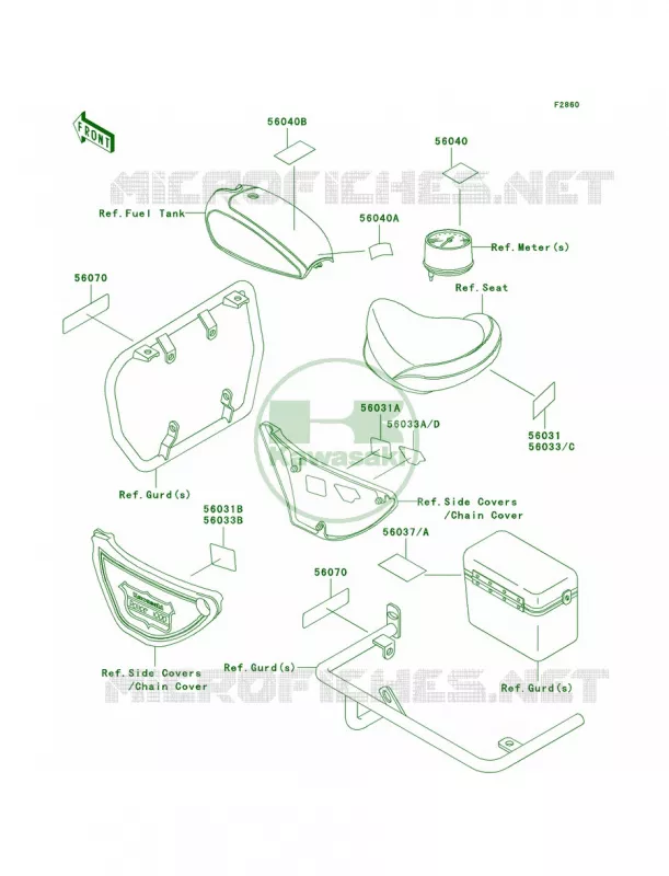 Labels Kawasaki MOTOS 1000 2002 Police 1000  KZ1000-P21