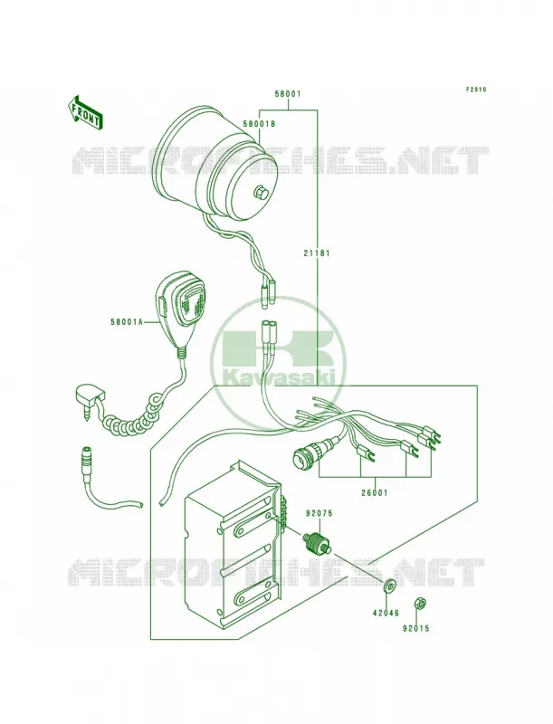 Accessory Kawasaki MOTOS 1000 2000 Police 1000  KZ1000-P19