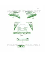 DecalsF.RedCDF pour Kawasaki Brute Force 300 2015