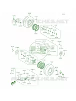 Front Hub pour Kawasaki Brute Force 300 2015