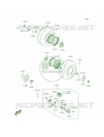Rear Hub pour Kawasaki Brute Force 300 2015