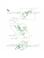Crankshaft pour Kawasaki Brute Force 750 4x4i EPS 2015