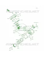 CylinderPistons pour Kawasaki Brute Force 750 4x4i EPS 2015