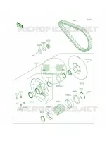 Driven ConverterDrive Belt pour Kawasaki Brute Force 750 4x4i EPS 2015