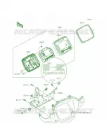 Meters pour Kawasaki Brute Force 750 4x4i EPS 2015