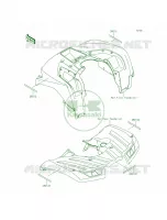 ReflectorsCN pour Kawasaki Brute Force 750 4x4i EPS 2015
