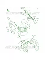 Side Covers pour Kawasaki Brute Force 750 4x4i EPS 2015