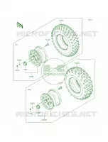 WheelsTires pour Kawasaki Brute Force 750 4x4i EPS 2015