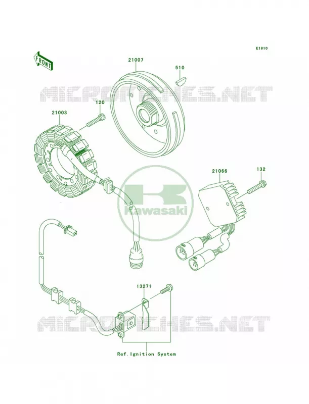 Generator Kawasaki QUAD 360 2013 Prairie 360 4x4  KVF360ADF