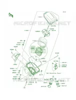 Air Cleaner pour Kawasaki Brute Force 750 4x4i EPS 2012