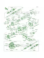 Drive Shaft Front pour Kawasaki Brute Force 750 4x4i EPS 2012