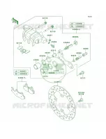 Front Brake pour Kawasaki Brute Force 750 4x4i EPS 2012