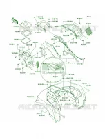Front Fenders pour Kawasaki Brute Force 750 4x4i EPS 2012