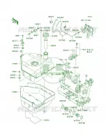 Fuel Tank pour Kawasaki Brute Force 750 4x4i EPS 2012