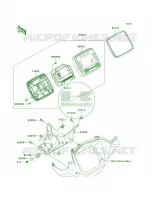 Meters pour Kawasaki Brute Force 750 4x4i EPS 2012