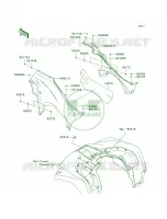 Side Covers pour Kawasaki Brute Force 750 4x4i EPS 2012