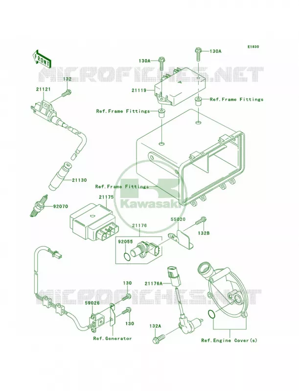 Ignition System Kawasaki QUAD 360 2012 Prairie 360 4x4  KVF360ACF