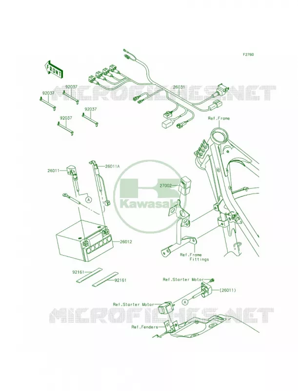 Chassis Electrical Equipment Kawasaki MOTOS 140 2013 KLX140L  KLX140BDF