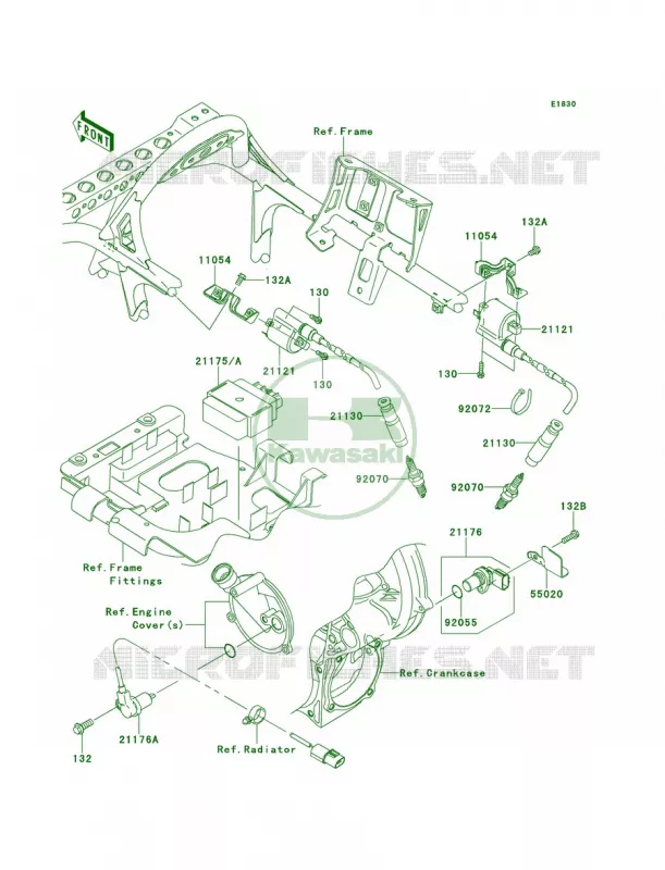 Ignition System Kawasaki QUAD 750 2009 Brute Force 750 4x4i  KVF750D9F