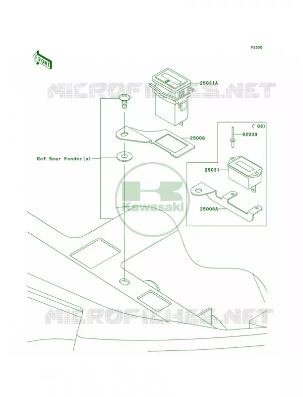 Meters Kawasaki QUAD 360 2009 Prairie 360  KVF360B9F