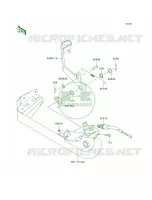 Brake Pedal pour Kawasaki Brute Force 650 4x4 Hardwoods Green HD 2009