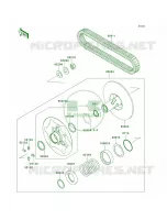 Driven ConverterDrive Belt pour Kawasaki Brute Force 650 4x4 Hardwoods Green HD 2009